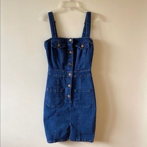 Akira blue denim dress